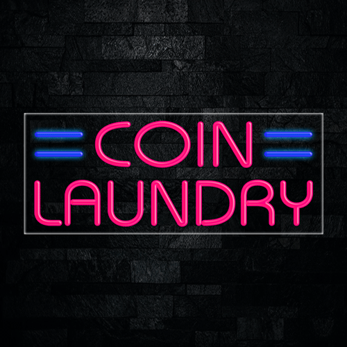 Coin Laundry LED Flex Sign 32″ x 13″