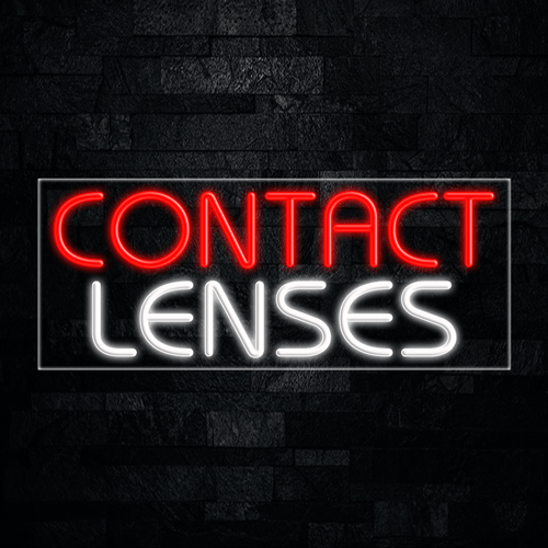 Contact Lenses LED Flex Sign 32″ x 13″