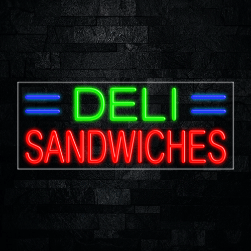 Deli Sandwiches LED Flex Sign 32″ x 13″