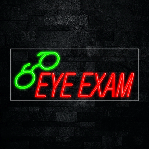 Eye Exams  LED Flex Sign 32″ x 13″