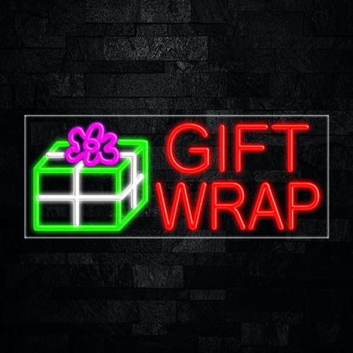 Gift Wrap LED Flex Sign 32″ x 13″