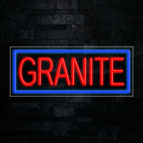 Granite LED Flex Sign 32″ x 13″