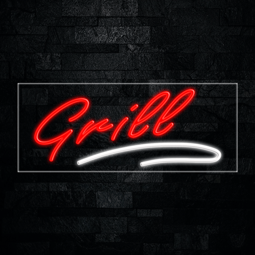 Grill  LED Flex Sign 32″ x 13″