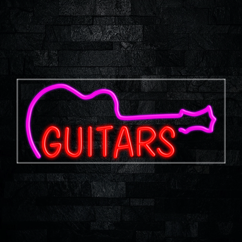 Guitars LED Flex Sign 32″ x 13″