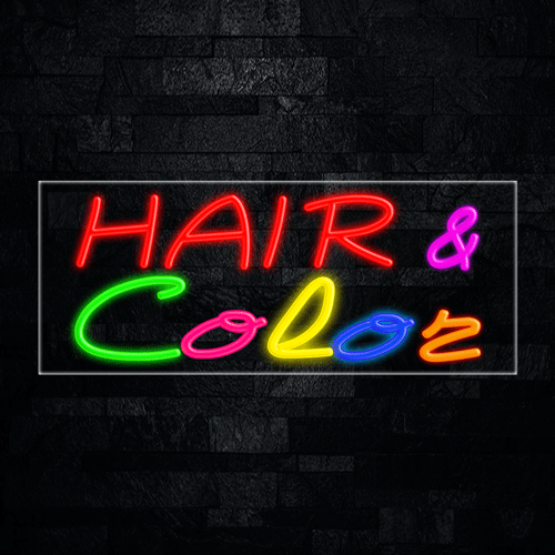 Hair & Color LED Flex Sign 32″ x 13″