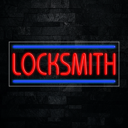 Locksmith LED Flex Sign 32″ x 13″