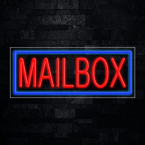 Mailbox LED Flex Sign 32″ x 13″