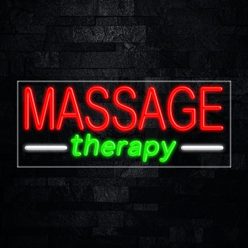 Massage Therapy LED Flex Sign 32″ x 13″