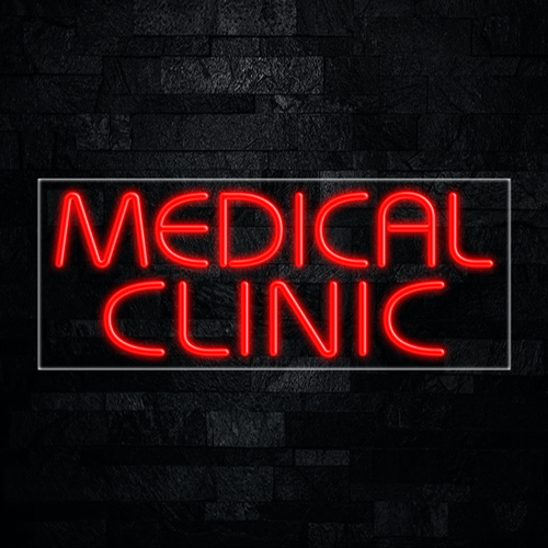 Medical Clinic LED Flex Sign 32″ x 13″