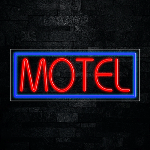 Motel LED Flex Sign 32″ x 13″