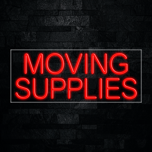 Moving Supplies LED Flex Sign 32″ x 13″