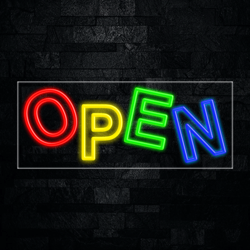 Open LED Flex Sign 32″ x 13″