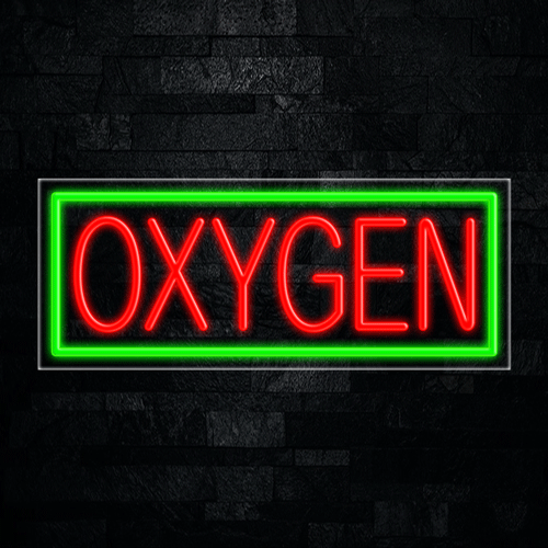 Oxygen LED Flex Sign 32″ x 13″