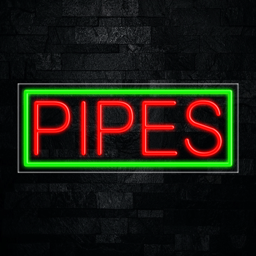 Pipes LED Flex Sign 32″ x 13″