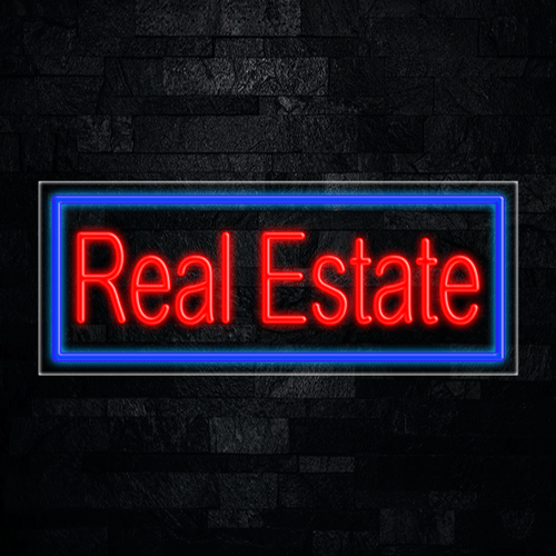 Real Estate LED Flex Sign 32″ x 13″