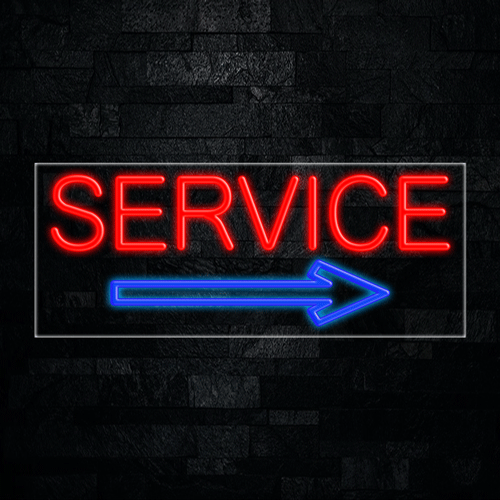 Service LED Flex Sign 32″ x 13″