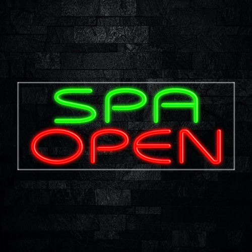 Spa Open LED Flex Sign 32″ x 13″