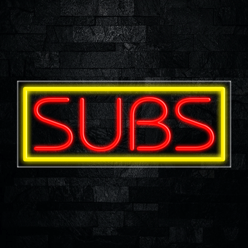 Subs LED Flex Sign 32″ x 13″