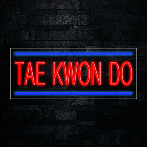 Tae Kwon Do LED Flex Sign 32″ x 13″