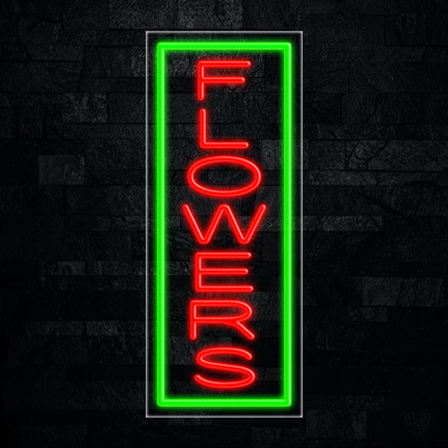 Flowers LED Flex Sign 32″ x 13″