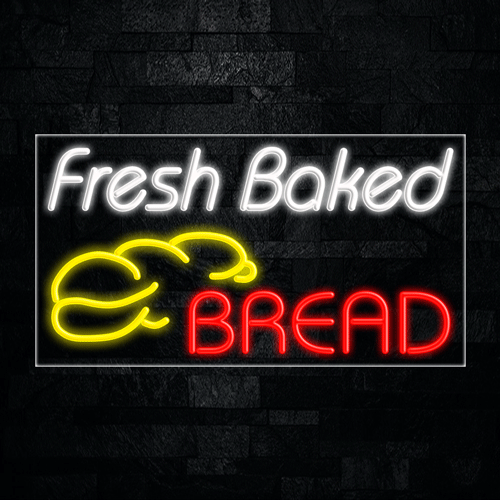 Fresh Baked Bread LED Flex Sign 37″ x 20″