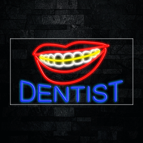 Dentist LED Flex Sign 37″ x 20″