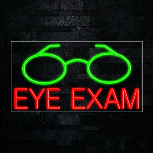 Eye Exam LED Flex Sign 37″ x 20″