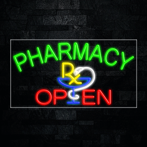 Pharmacy Open LED Flex Sign 37″ x 20″