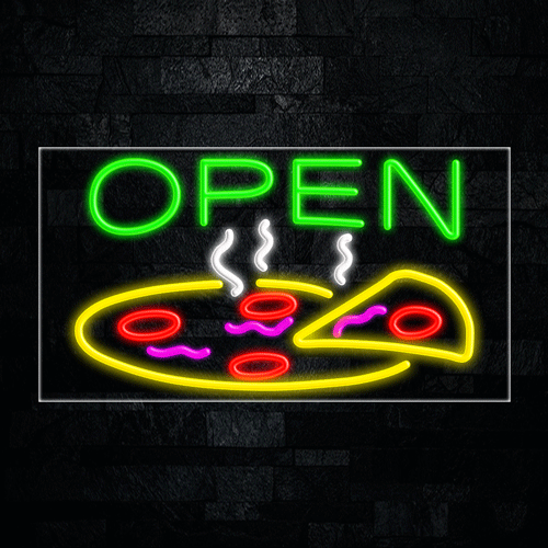 Open Pizza LED Flex Sign 37″ x 20″