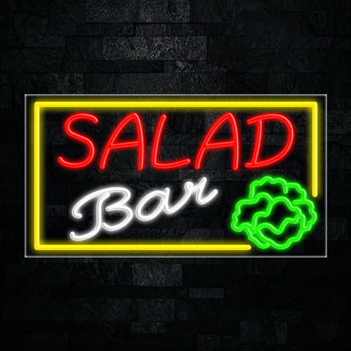 Salad Bar LED Flex Sign 37″ x 20″