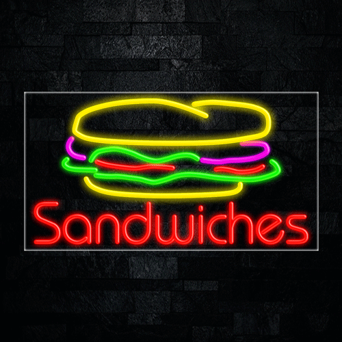 Sandwiches LED Flex Sign 37″ x 20″