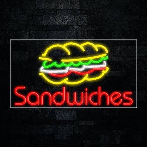 Sandwiches LED Flex Sign 37″ x 20″