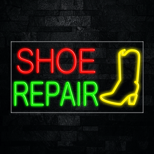 Shoe Repair LED Flex Sign 37″ x 20″