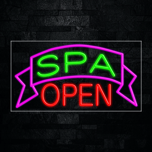 Spa Open LED Flex Sign 37″ x 20″