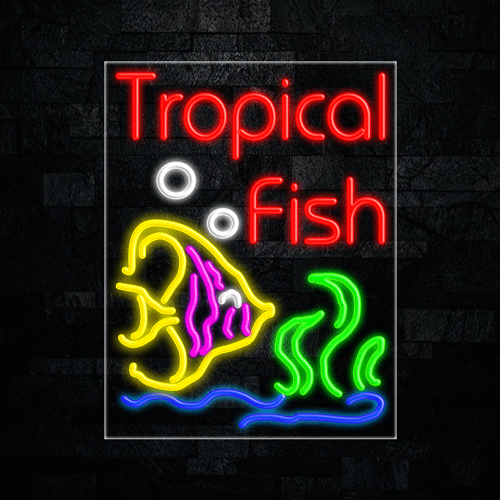 Tropical Fish LED Flex Sign 31″ x 24″