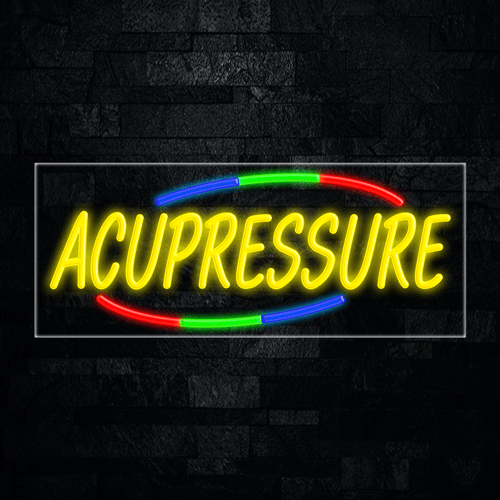 Acupressure LED Flex Sign 32″ x 13″