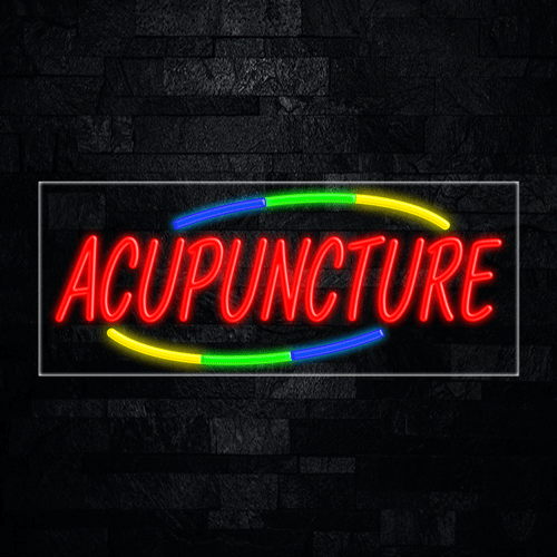 Acupuncture LED Flex Sign 32″ x 13″