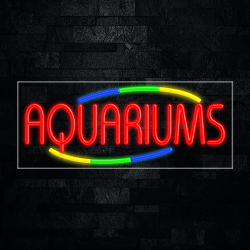 Aquariums LED Flex Sign 32″ x 13″