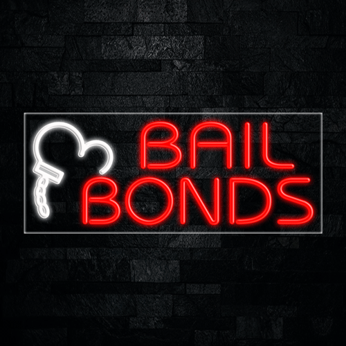 Bail Bonds LED Flex Sign 32″ x 13″