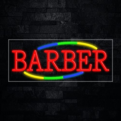 Barber LED Flex Sign 32″ x 13″