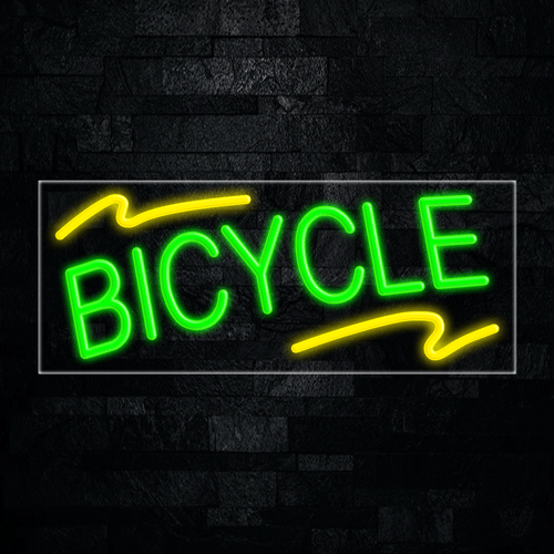 Bicycle LED Flex Sign 32″ x 13″