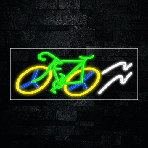 Bicycle Logo LED Flex Sign 32″ x 13″