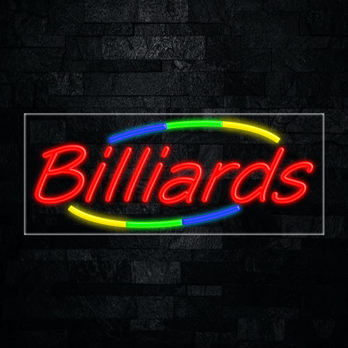 Billiards LED Flex Sign 32″ x 13″