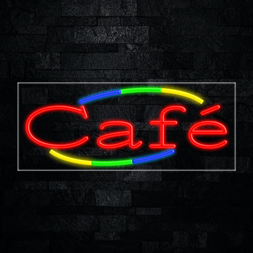 Café LED Flex Sign 32″ x 13″