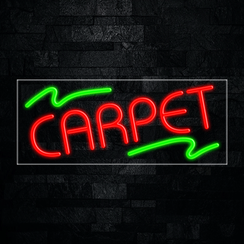 Carpet LED Flex Sign 32″ x 13″