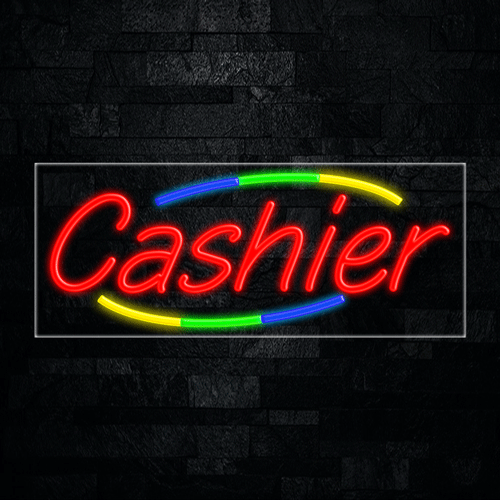 Cashier LED Flex Sign 32″ x 13″