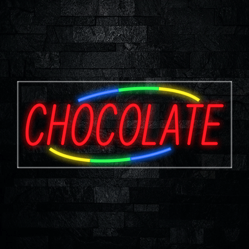 Chocolate LED Flex Sign 32″ x 13″