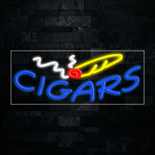 Cigars LED Flex Sign 32″ x 13″