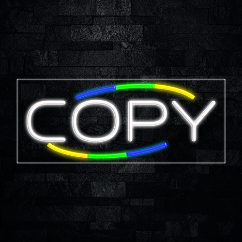 Copy LED Flex Sign 32″ x 13″