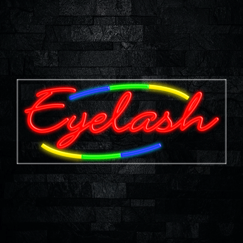 Eyelash LED Flex Sign 32″ x 13″